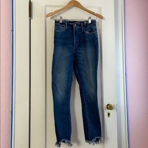 Fringed abercrombie jeans !